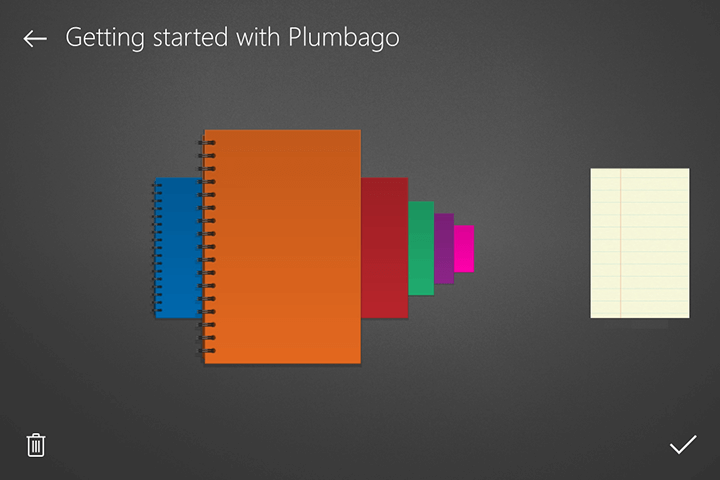 Illustration of multiple notebooks