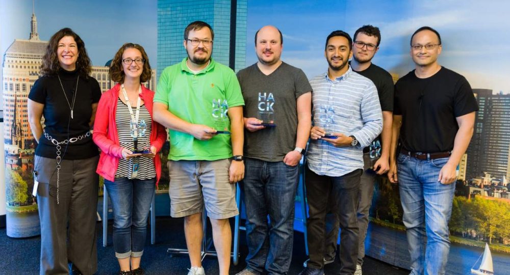 Hackathon Project Team Photo- Cambridge, MA Science Fair