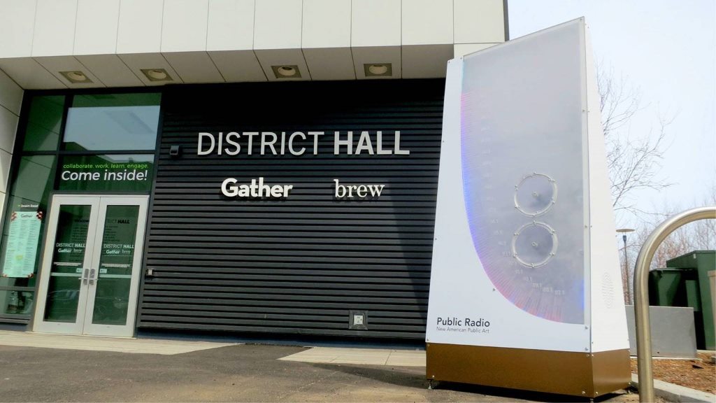 Public Radio on display at District Hall